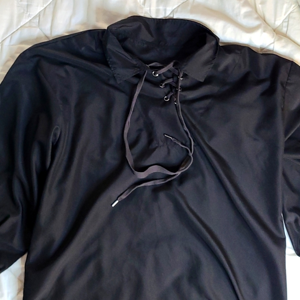 Mens Pirate Shirt - Black